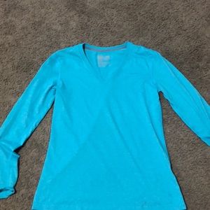 Baby blue dri-fit long sleeve